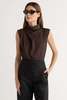 Modern Citizen Allegra Gathered-Neck Sleeveless Blouse - Thumbnail 1