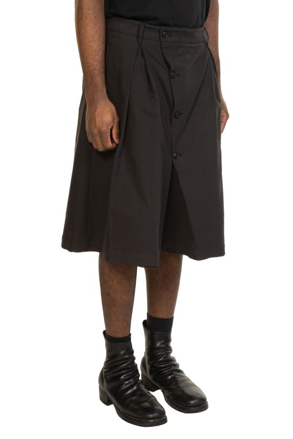 Professor.E Button Draft Shorts - Black