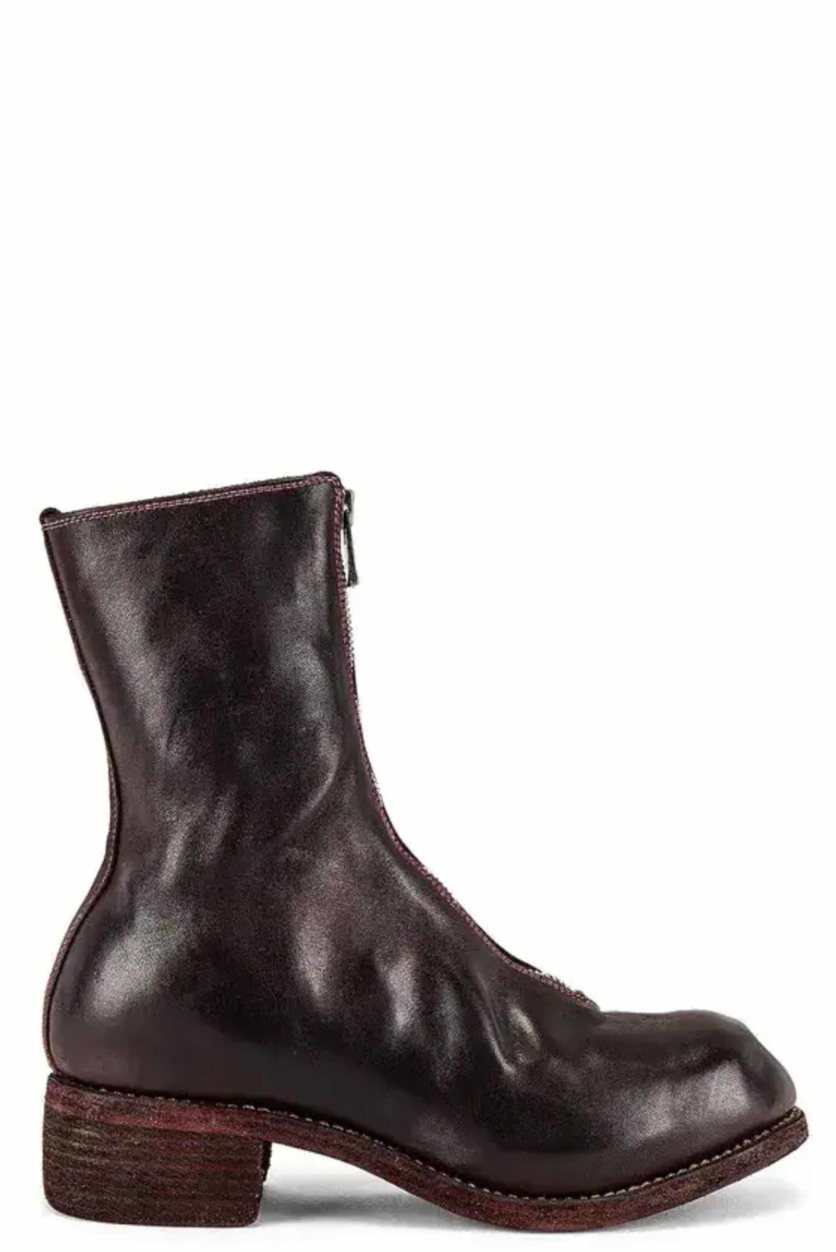 Guidi PL2 Front Zip Boot Burgundy - Image 1 of 8