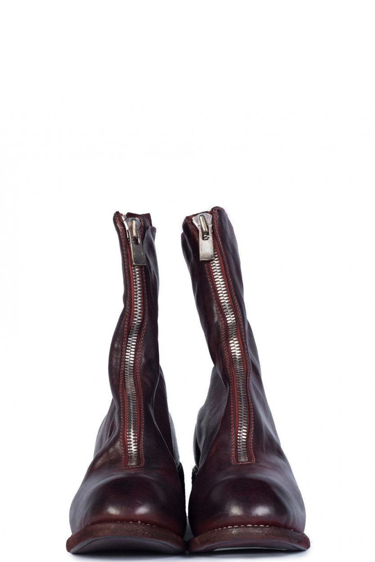 Guidi PL2 Front Zip Boot Burgundy - Image 4 of 8
