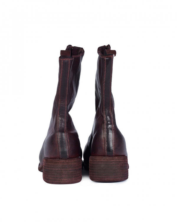 Guidi PL2 Front Zip Boot Burgundy