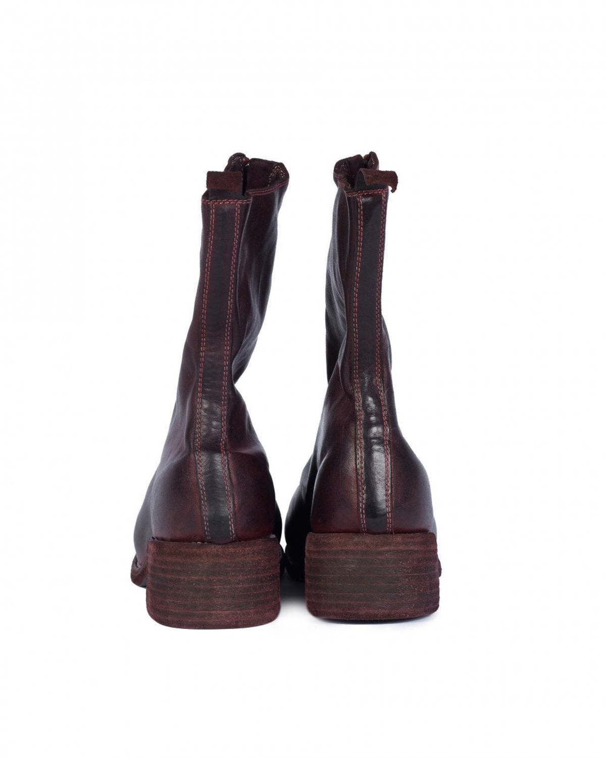 Guidi PL2 Front Zip Boot Burgundy - Image 5 of 8