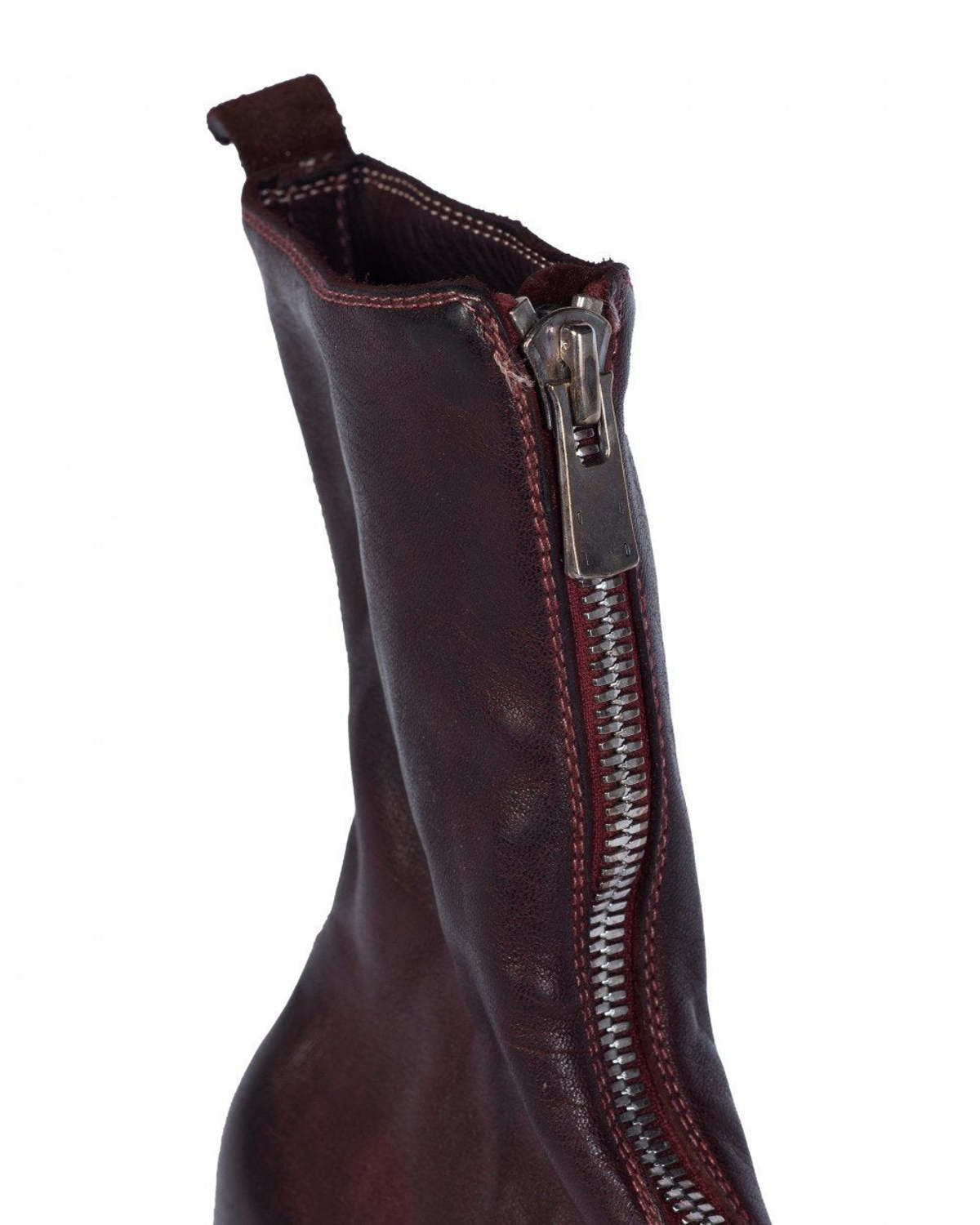 Guidi PL2 Front Zip Boot Burgundy - Image 6 of 8
