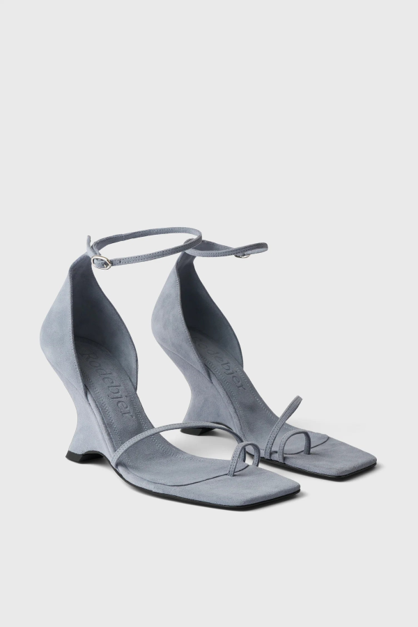 Rodebjer Samba Sandal Heel Shoes - Sky Blue