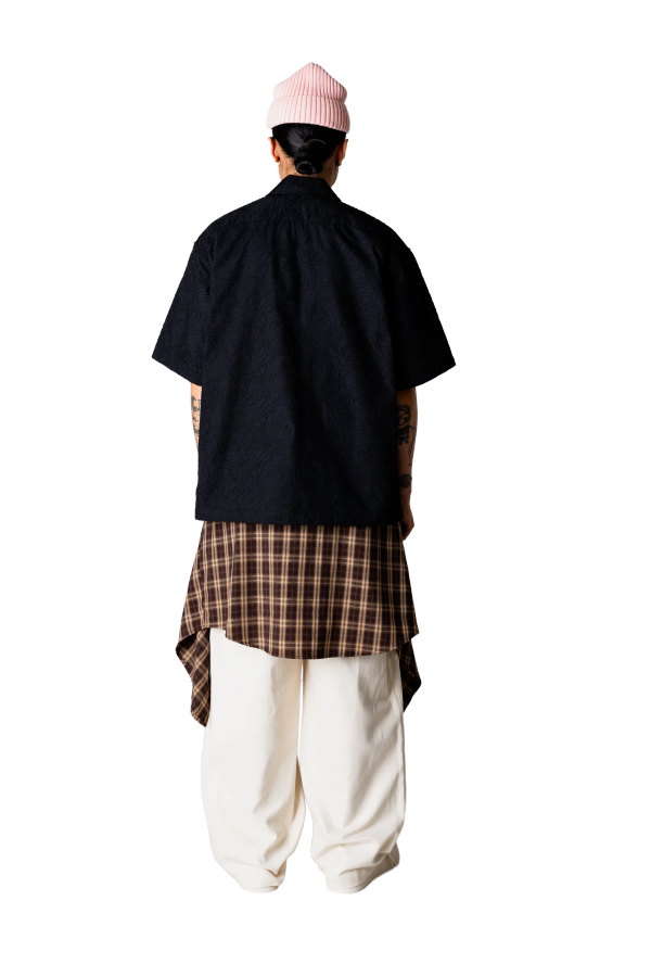 woodbird Wang Embroidery Shirt - Black