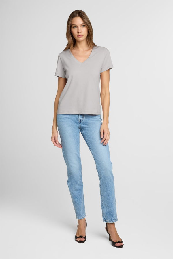 The Standard Stitch The V Neck Tee