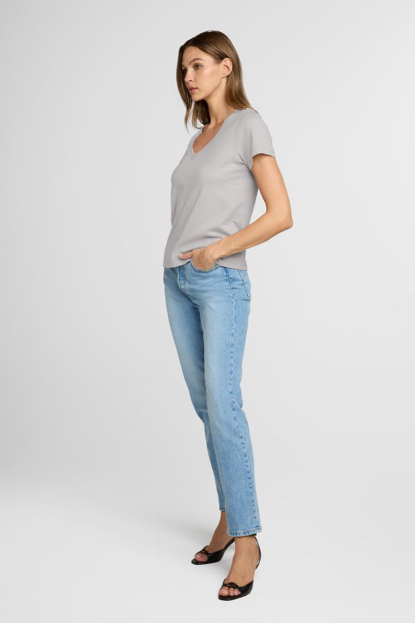 The Standard Stitch The V Neck Tee