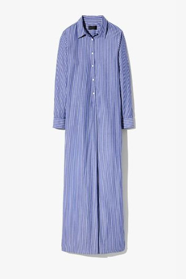 Nili Lotan Mina Dress - Dark Navy/White Stripe