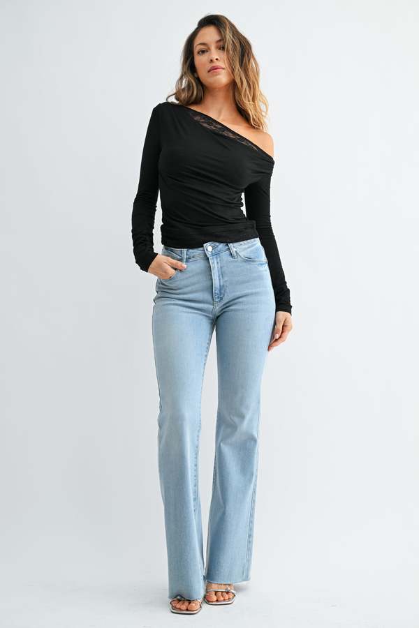 Just Black Denim The Fall Flare | Garmentory