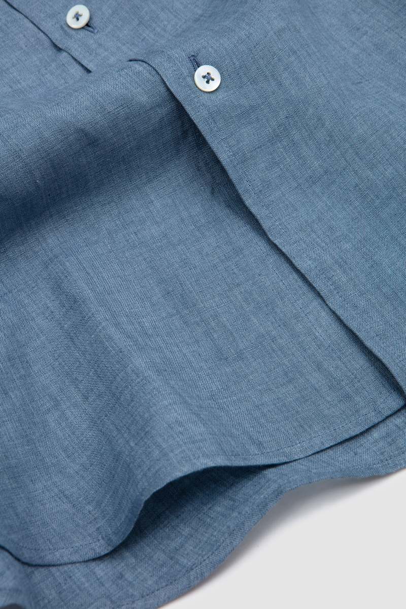 De Bonne Facture Artist Shirt Chambray Blue