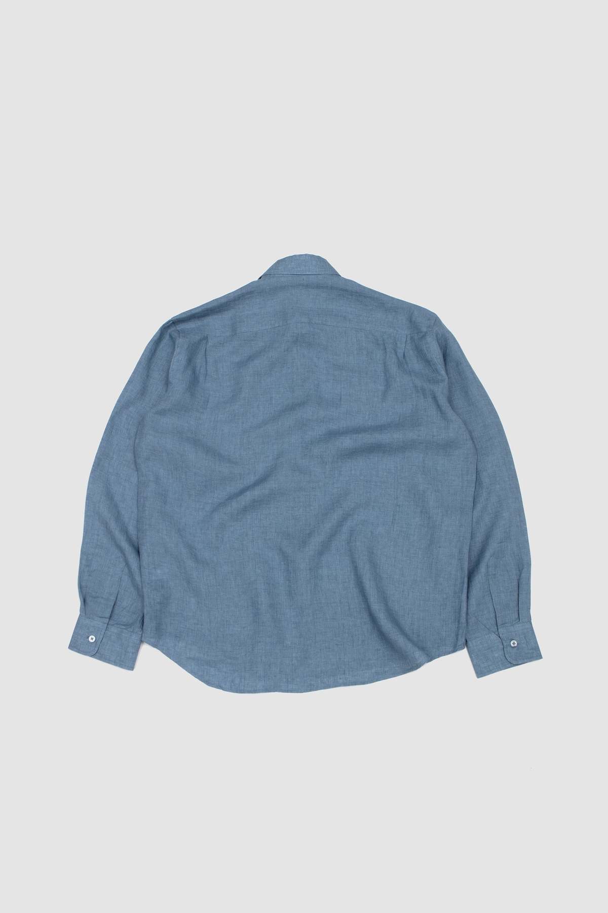 De Bonne Facture Artist Shirt Chambray Blue - Image 5 of 5
