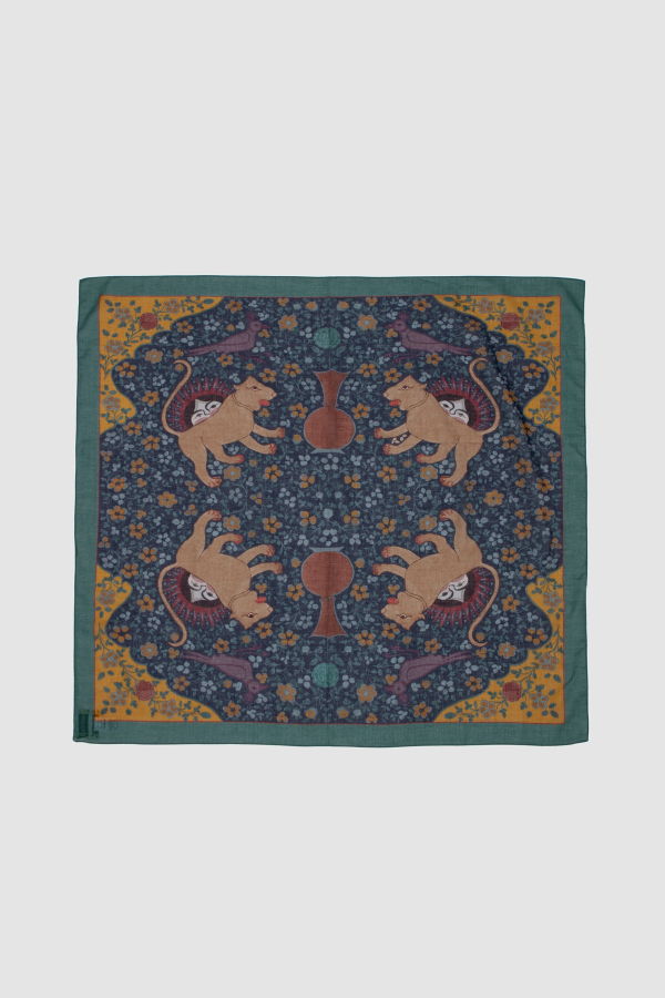 De Bonne Facture Ispahan Folk Pattern Bandana