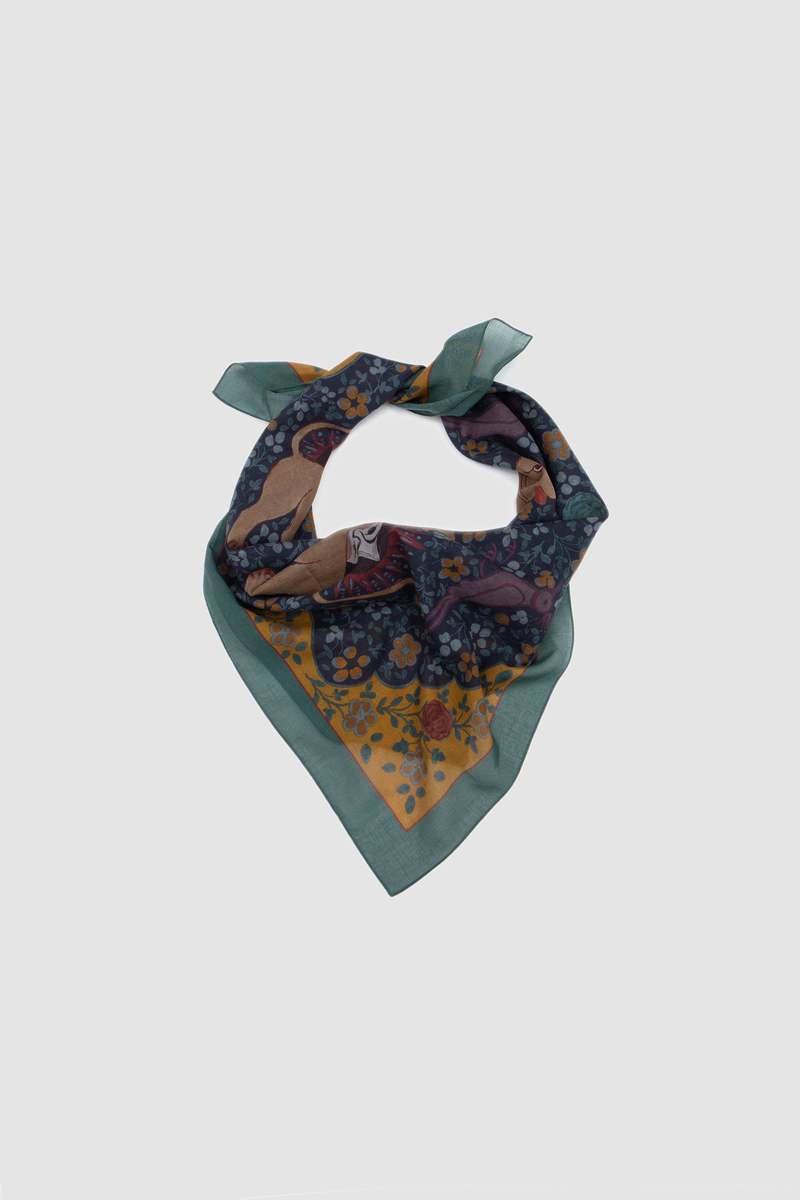 De Bonne Facture Ispahan Folk Pattern Bandana