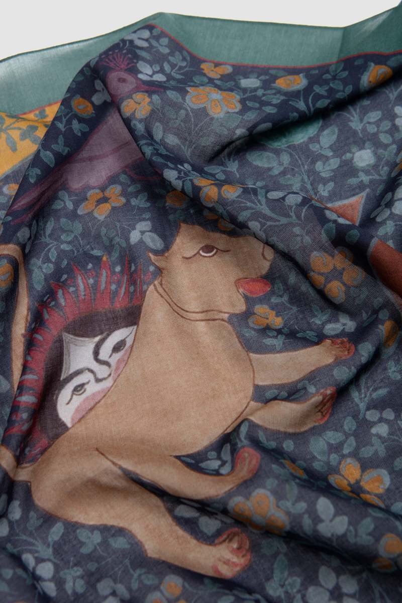 De Bonne Facture Ispahan Folk Pattern Bandana