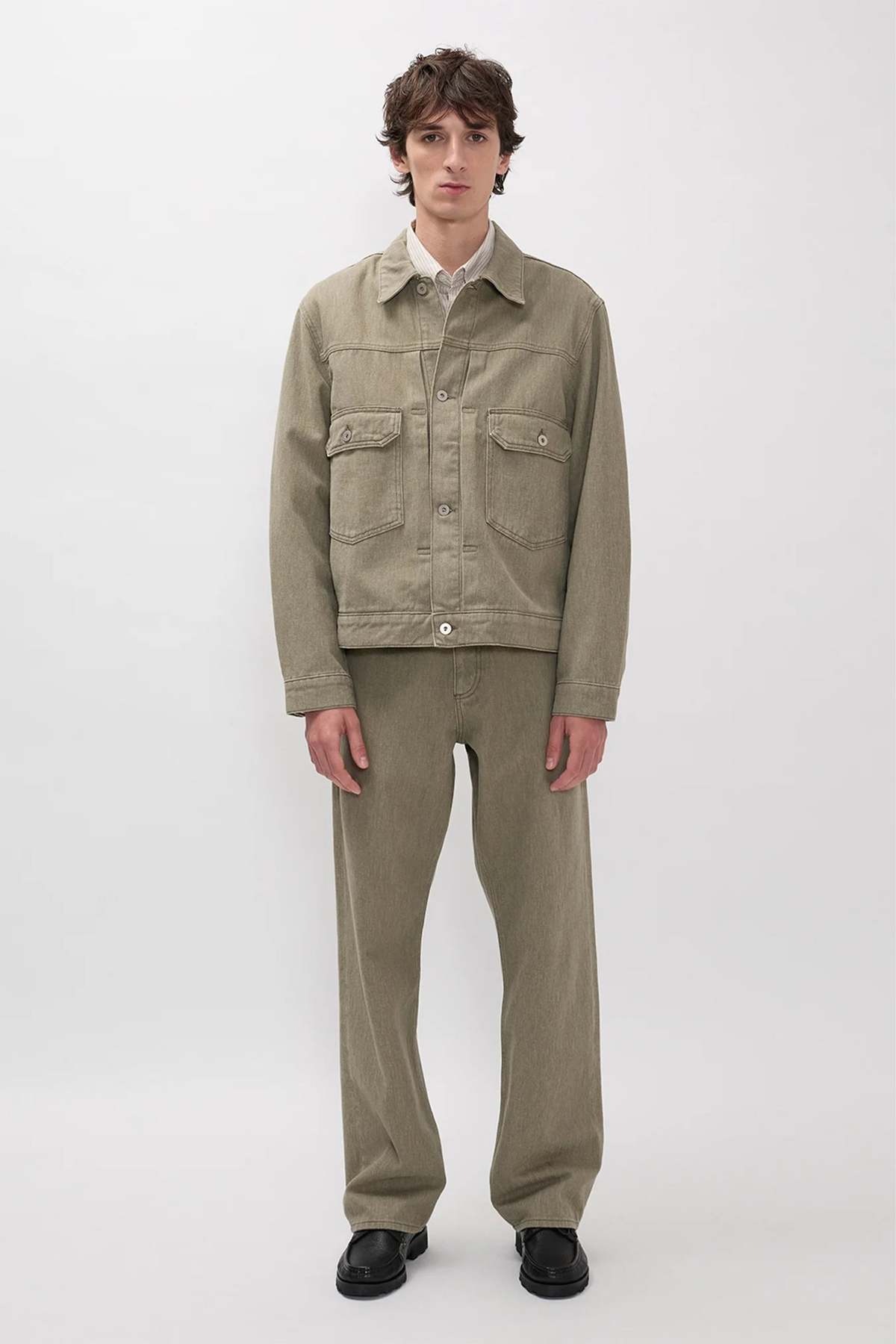 Norse Projects Korshavn Relaxed 5 Pocket Resist Dyed Twill Trousers - Image 1 of 8