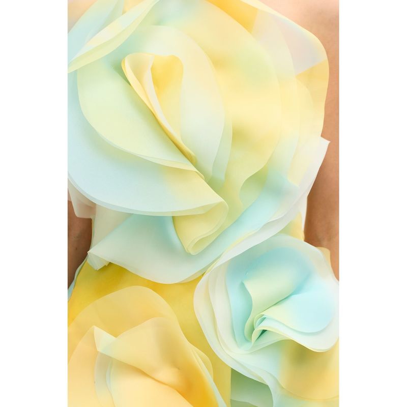 acler Cotwall Mini Dress - Lemon Mist