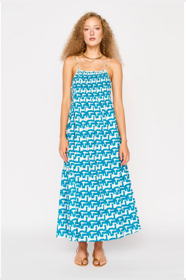 Mirth Janeiro Dress - Azure Popova