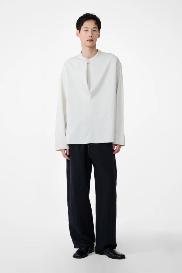 Studio Nicholson Solis Drape Collar Shirt