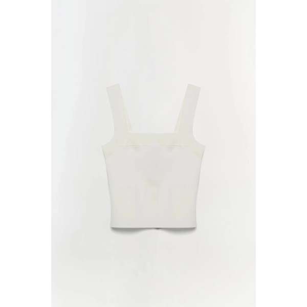 Jonathan Simkhai Madine Tank Top - Ivory