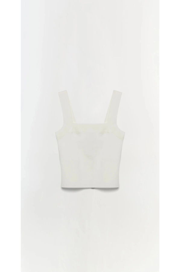 Jonathan Simkhai Madine Tank Top - Ivory
