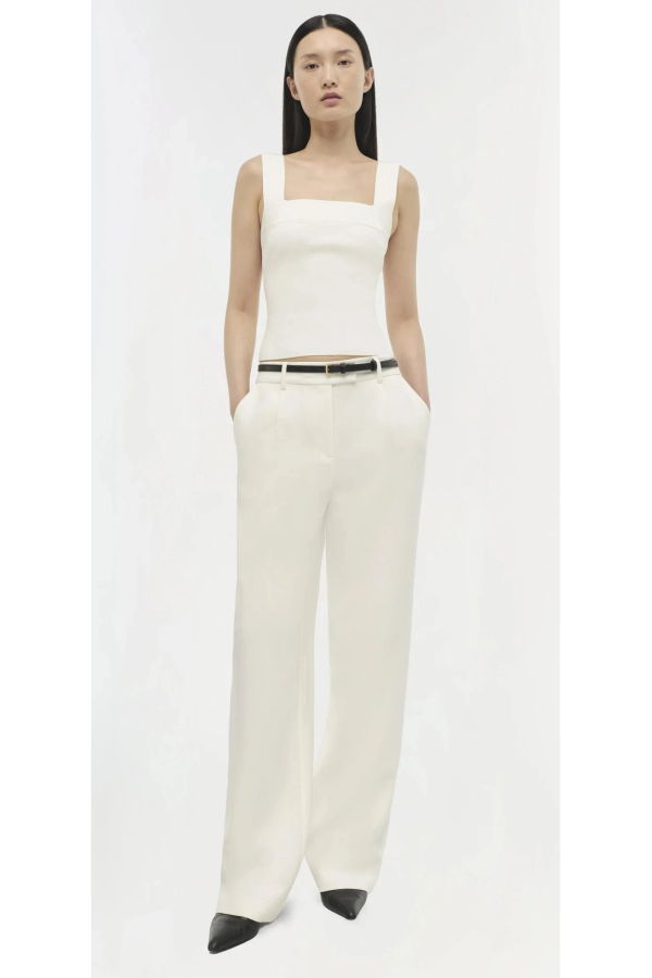 Jonathan Simkhai Madine Tank Top - Ivory