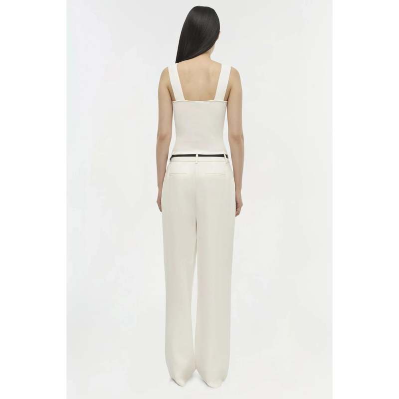 Jonathan Simkhai Madine Tank Top - Ivory