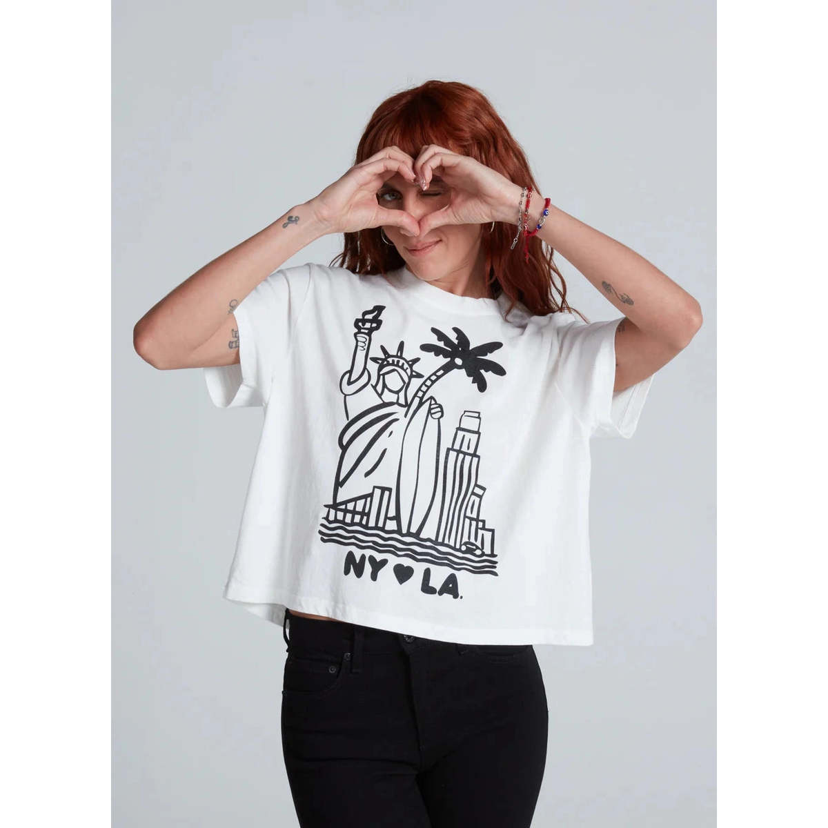 ASKK NY Shrunken Boy Tee - NY LA - Image 3 of 4
