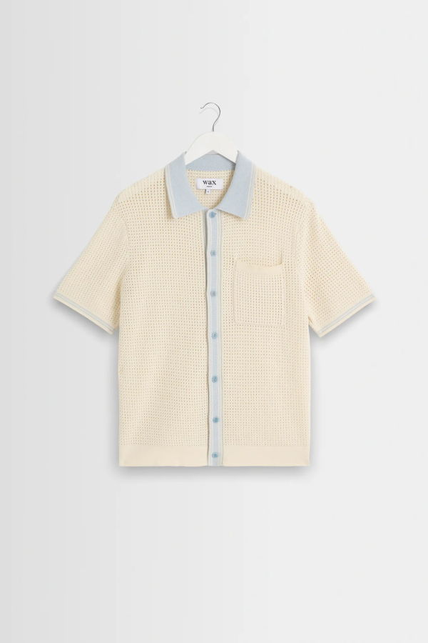 Wax London Belle Tipped Pointelle Shirt