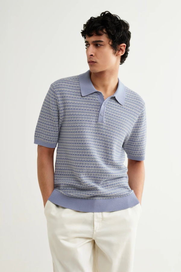 Wax London Naples Mini Geo Polo Top