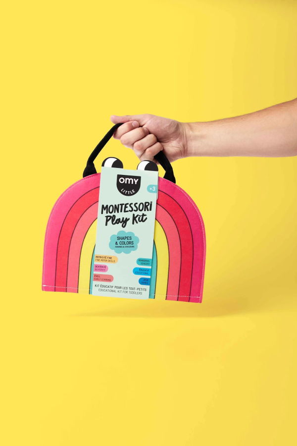 Omy Montessori Play Kit Shapes and Colors Toy - Multicolour