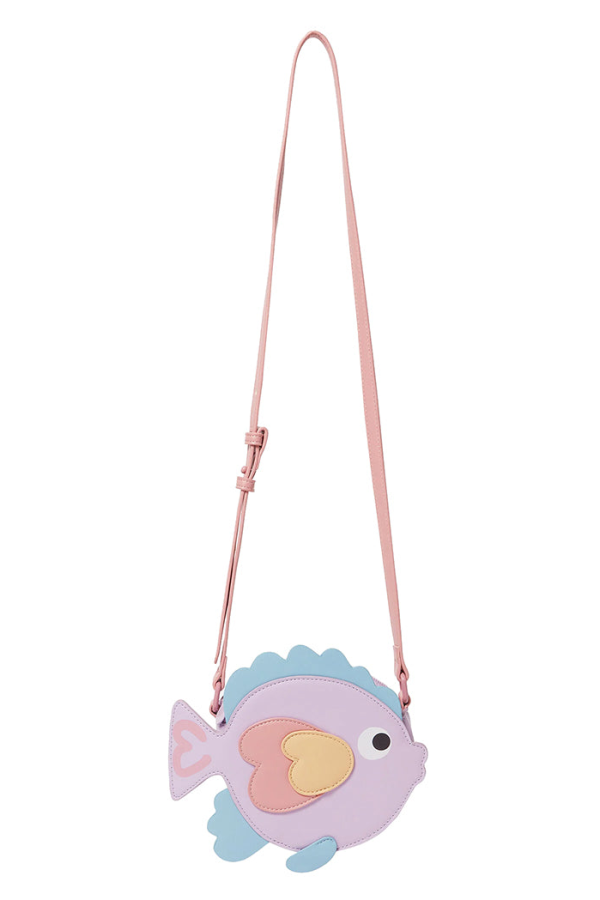 KIDS STELLA MCCARTNEY Fish Shoulder Bag - Purple