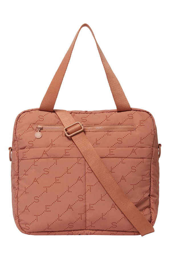 KIDS STELLA MCCARTNEY Monogram Diaper Bag - Brown