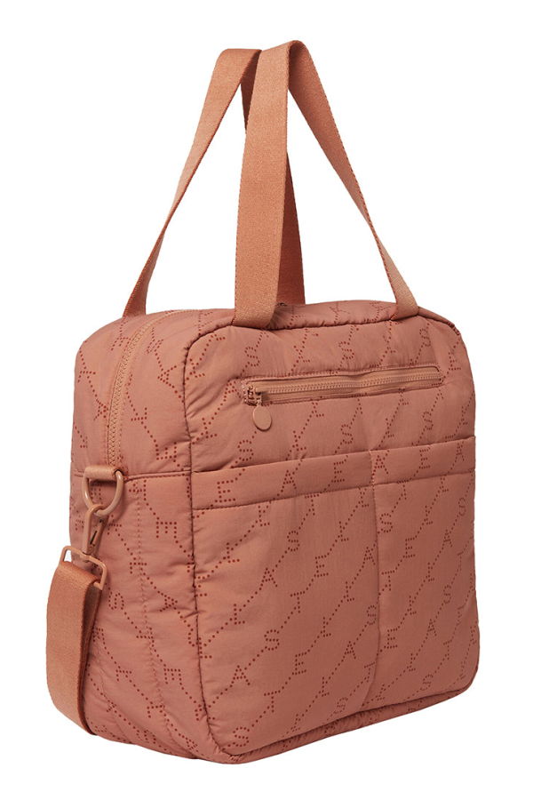 KIDS STELLA MCCARTNEY Monogram Diaper Bag - Brown