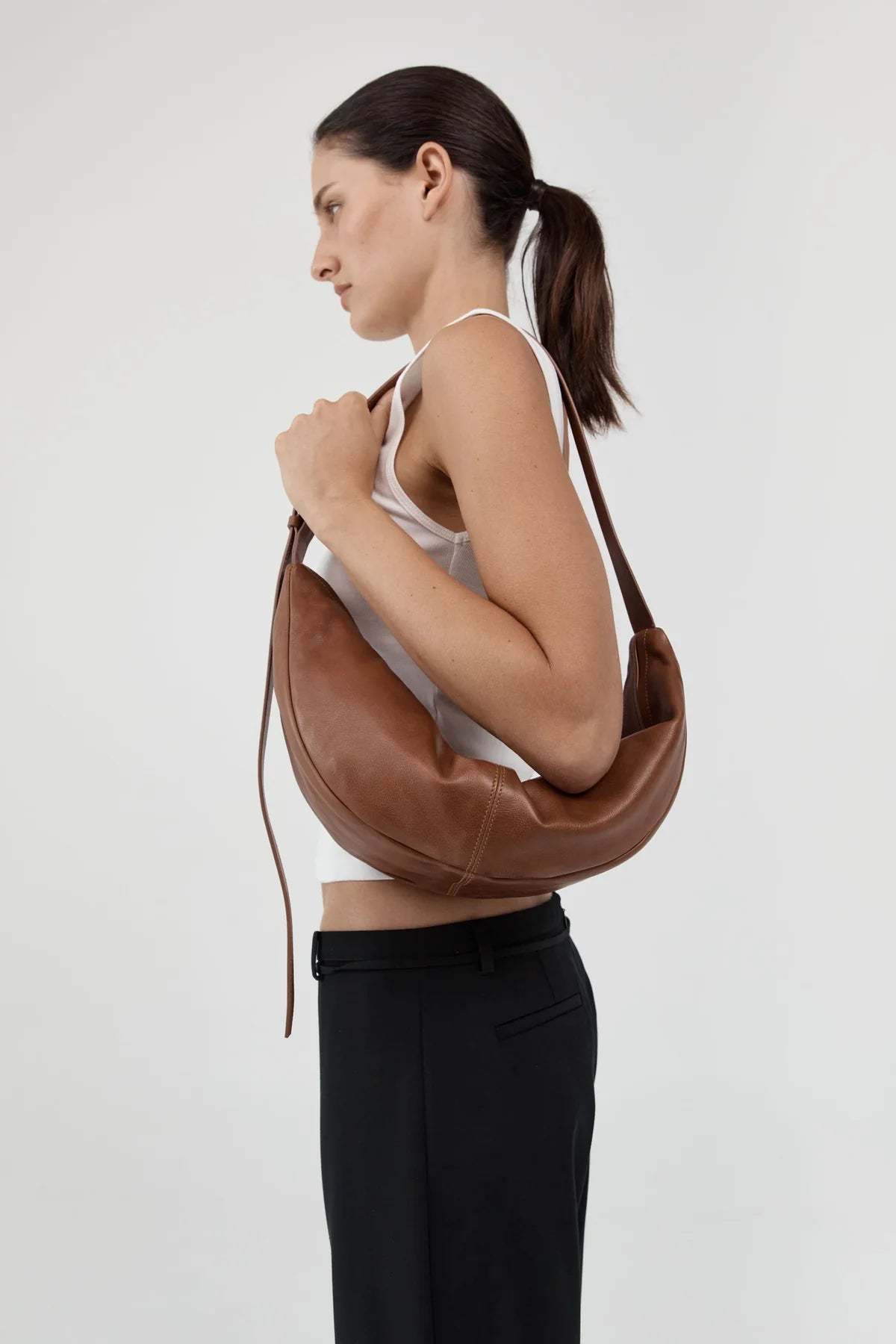 St. Agni Adjustable Slim Crescent Bag - Image 4 of 8