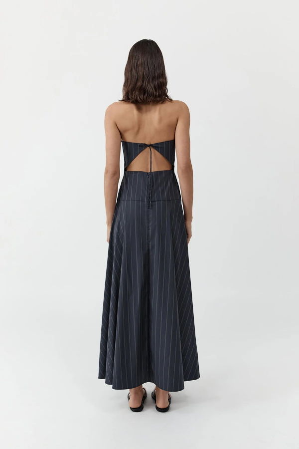 St. Agni Strapless Rouleau Dress
