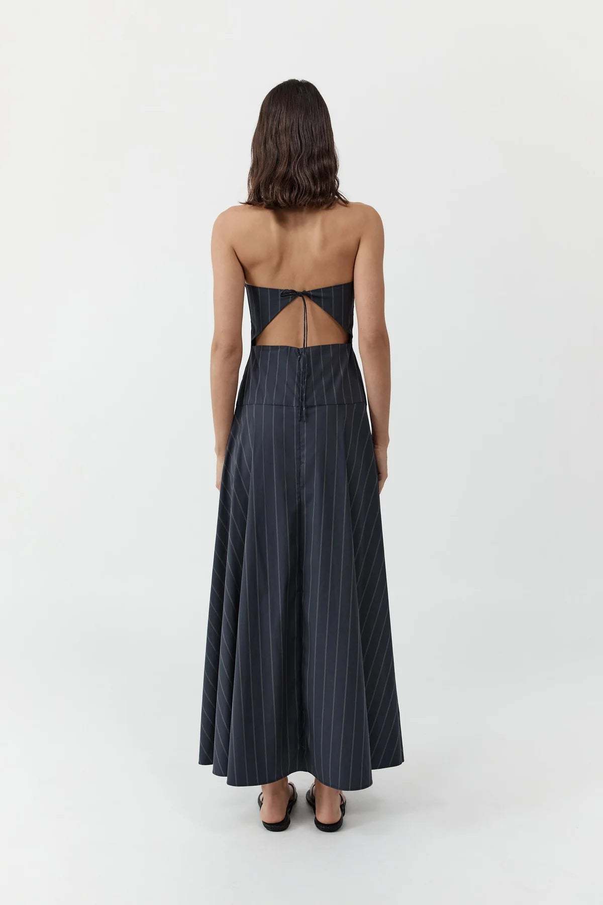St. Agni Strapless Rouleau Dress - Image 2 of 7