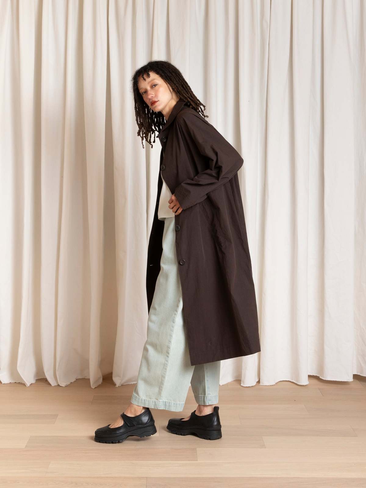 Ali Golden Spring New Trench Coat - Image 6 of 7