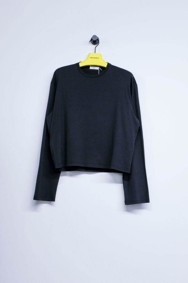 Rier Jersey T-Shirt Round Neck Long Sleeve Top