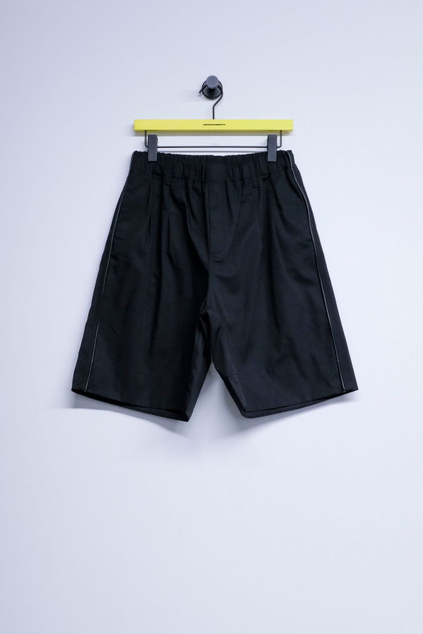 KIDS GR10K Black Piping Ripstop Shorts