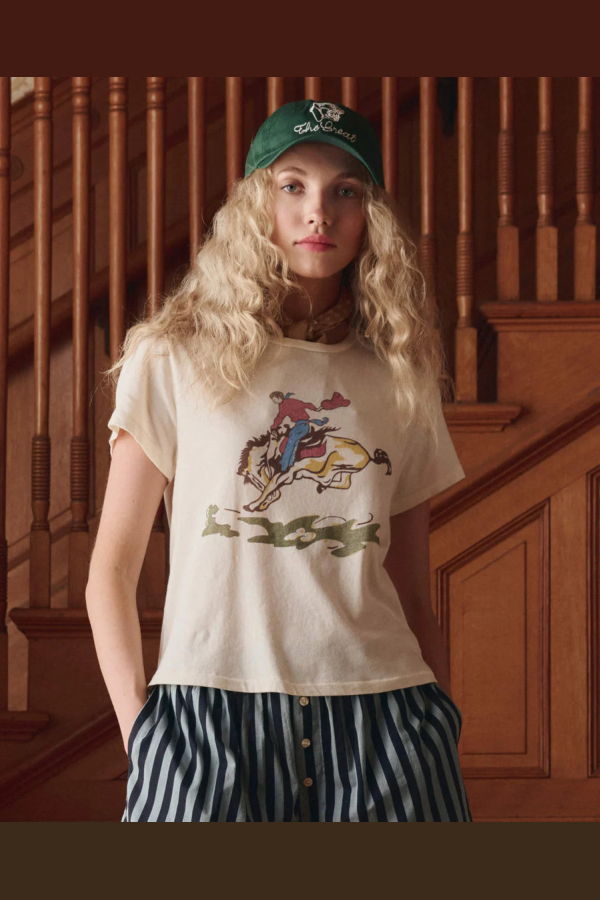 The Great. Little Tee With Rider Graphic Tee