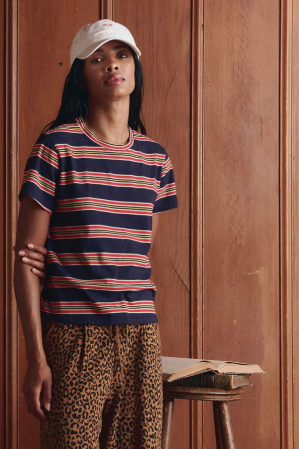 The Great. The Little Tee. Scout Stripe Tee