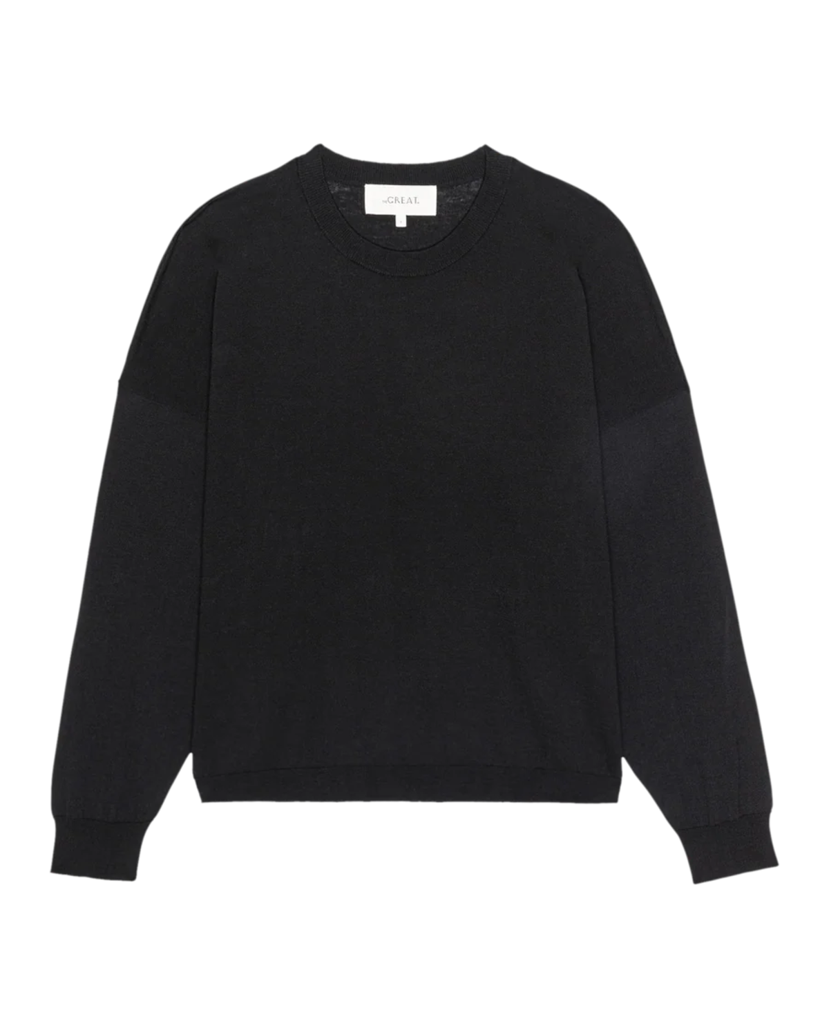 The Great. The Oversized Pullover Sweater - Black - Image 5 of 5
