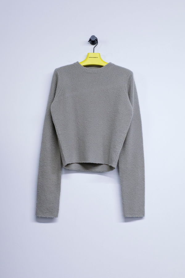 Rier Fog Wool Boucle Roundneck Sweater
