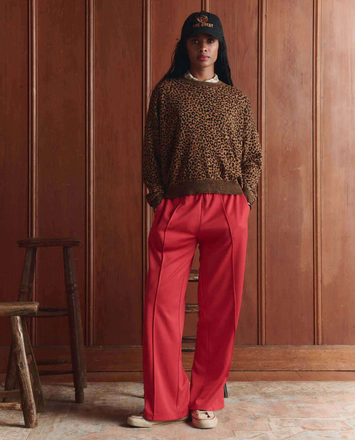 The Great. The Wide Leg Track Pant Pants - Image 2 of 5