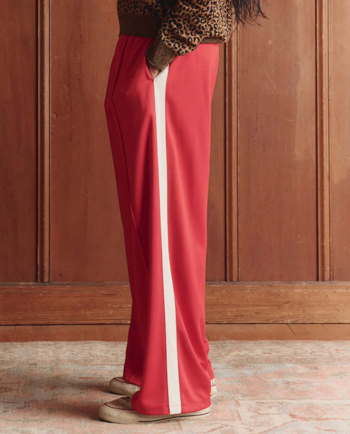 The Great. The Wide Leg Track Pant Pants - Image 3 of 5