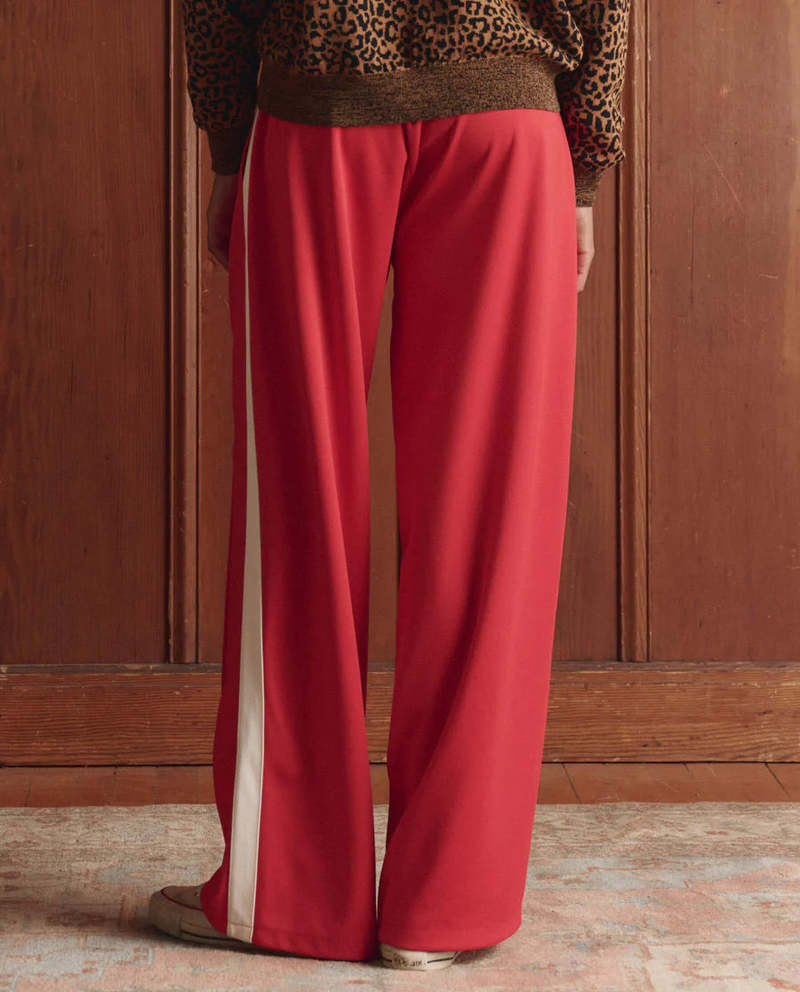 The Great. The Wide Leg Track Pant Pants
