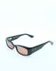 Port Tanger Leila in Black Acetate With Amber Lens Eyewear - Thumbnail 2