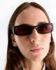 Port Tanger Leila in Black Acetate With Amber Lens Eyewear - Thumbnail 3