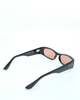 Port Tanger Leila in Black Acetate With Amber Lens Eyewear - Thumbnail 6