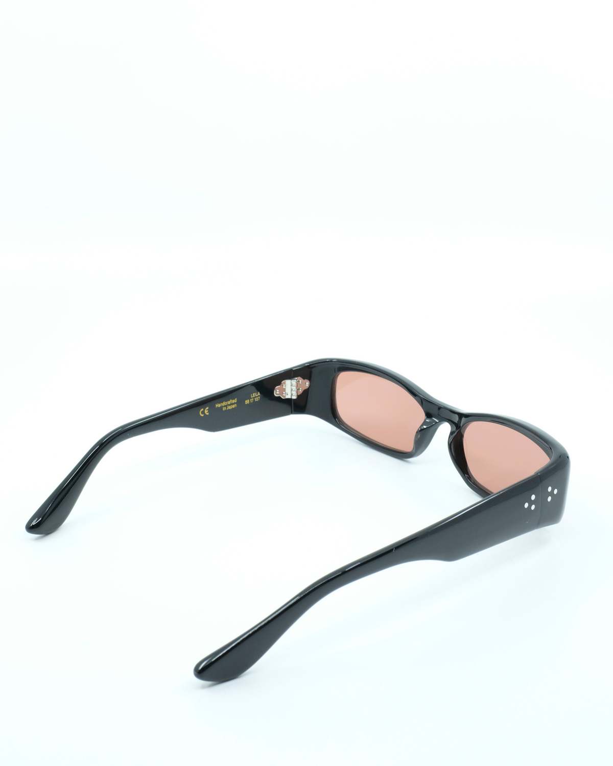 Port Tanger Leila in Black Acetate With Amber Lens Eyewear - Image 6 of 9